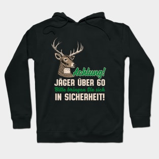 Jäger über 60 lustige Sprüche Hirsch Jagd Humor Hoodie